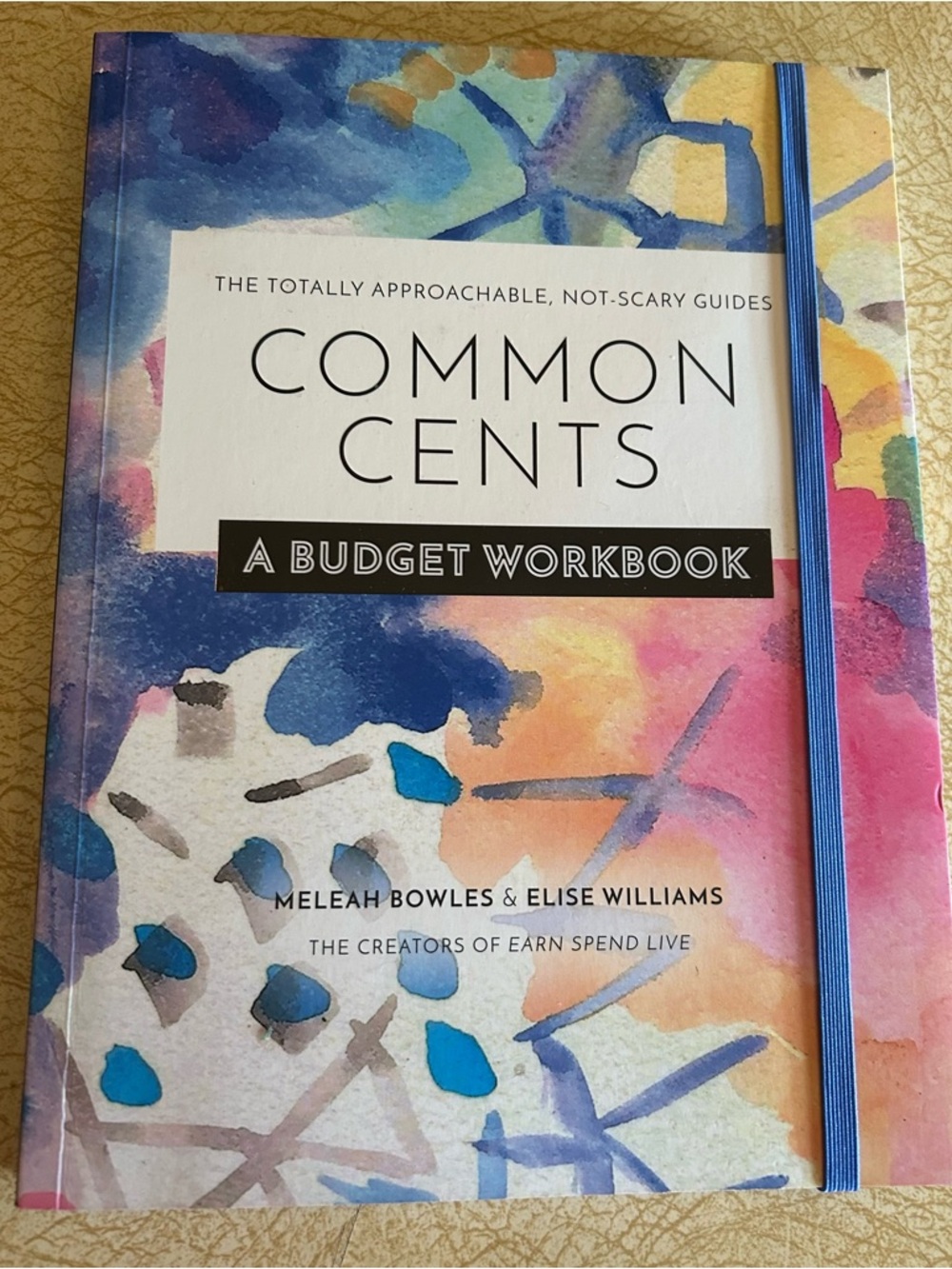 Common Cents: A Budget Workbook - Colorful Floral Cover